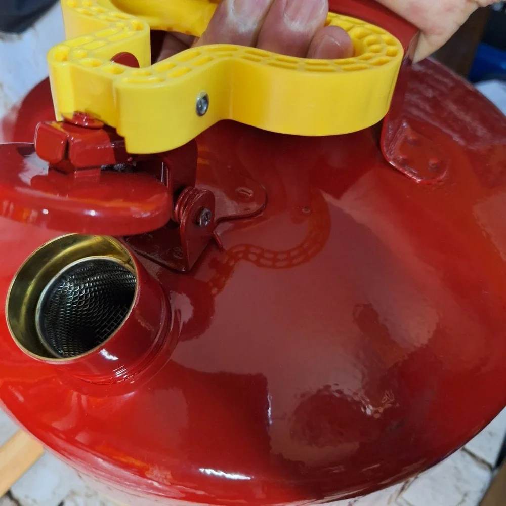 Eagle UI50FS Type I Safety Can 5 Gallon Red Steel Gasoline Storage Gas Can USA